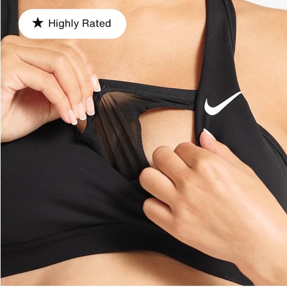 NIKE Swoosh - Medium-Support Padded Sports Bra (Maternity) - Picture 6 of 9